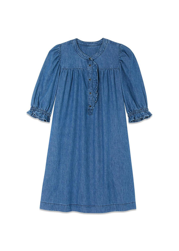 ROBE LICONI - Lightusedblue-Dress-Ba&sh-Butler Loftet