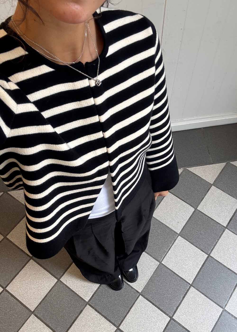 ROUEMMA LS SHORT CARDIGAN - Meteorite/Birch-Knitwear-ROUGE EDIT-Butler Loftet