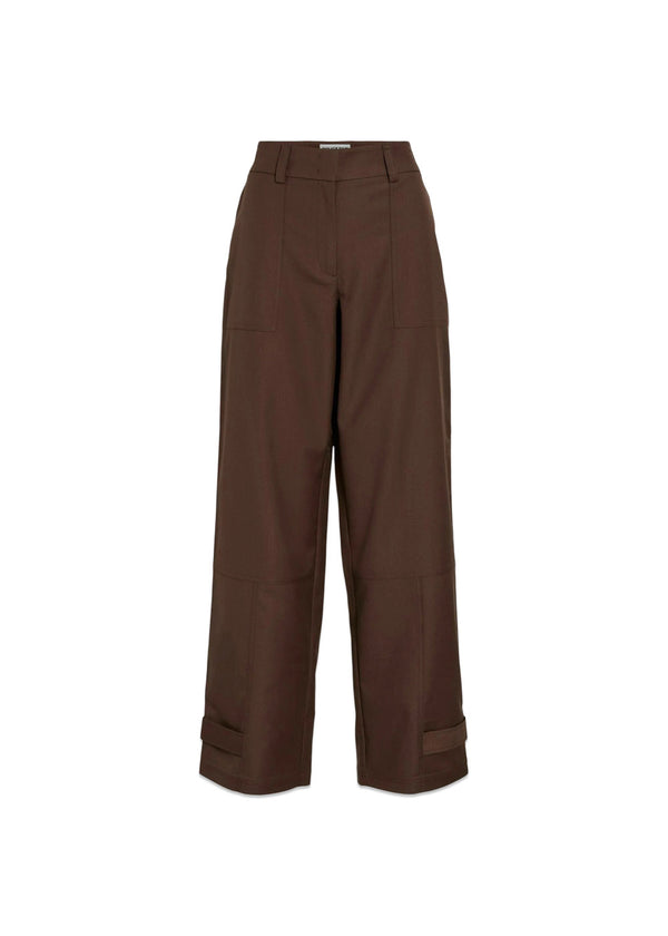 ROUMID WAIST TROUSERS - Chicory