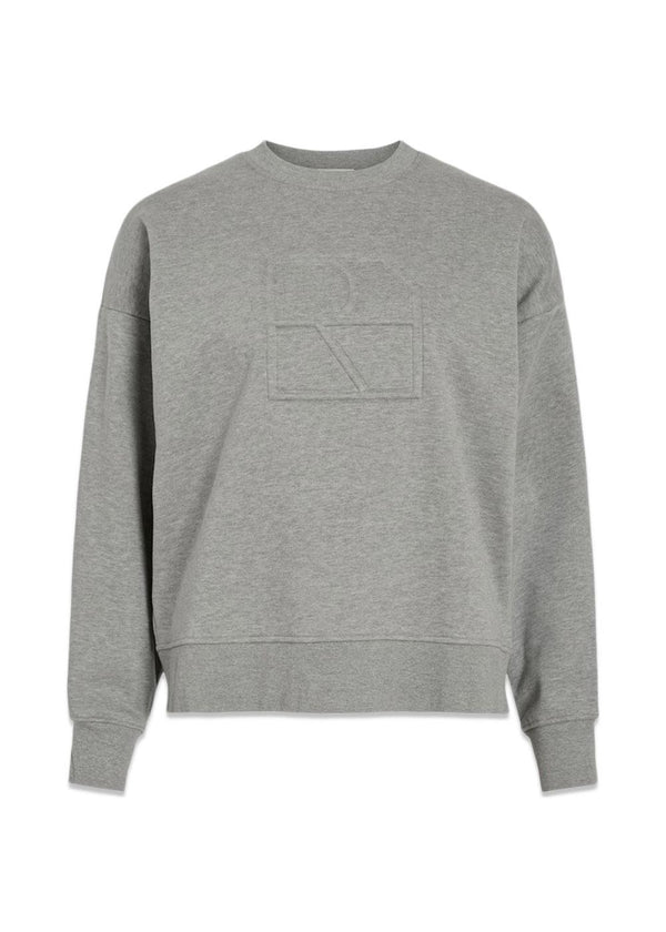ROUNELLA LS SWEATSHIRT - Light Grey Melange-Sweatshirts-ROUGE EDIT-Butler Loftet