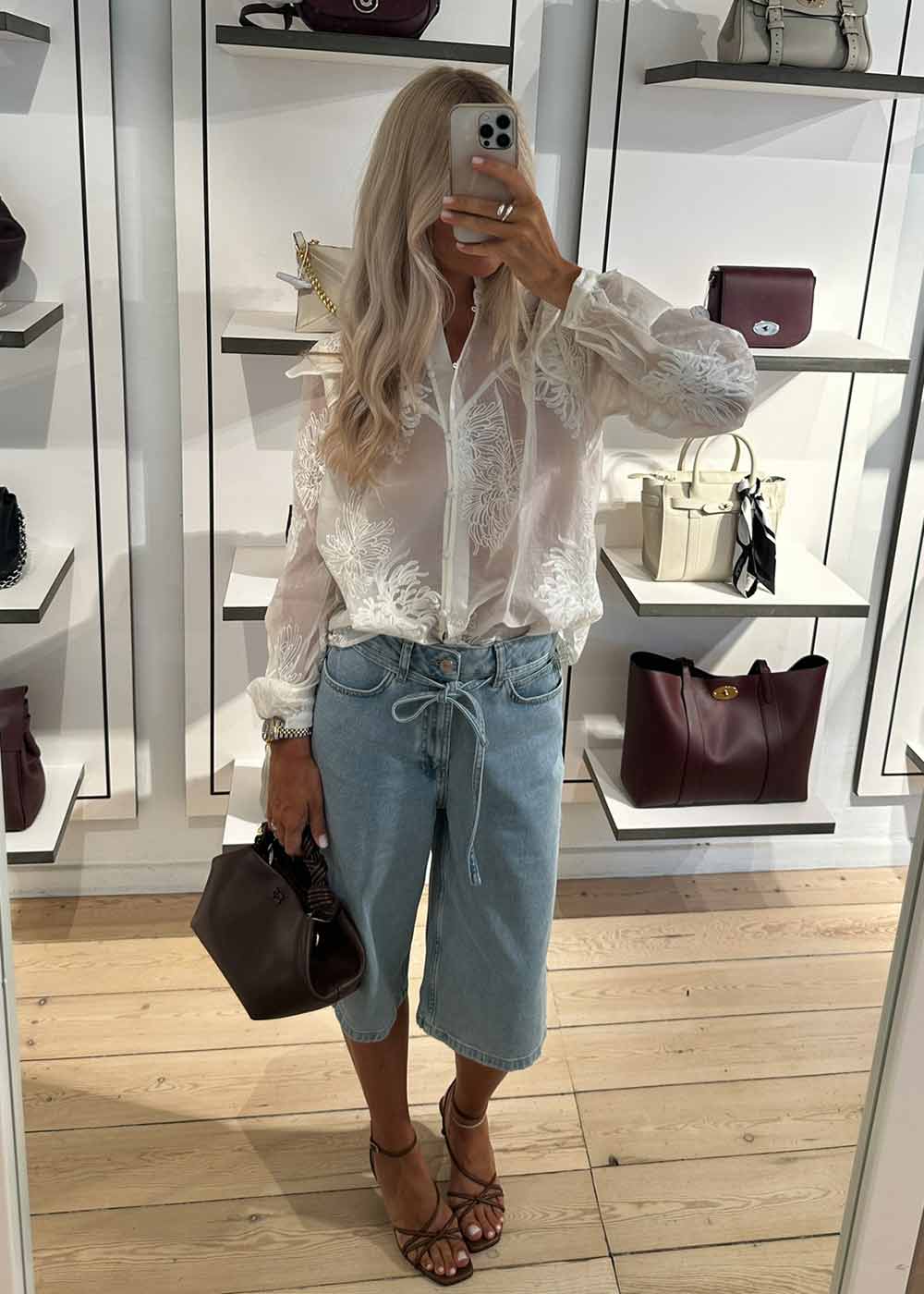 ROUVIVIA LS SHIRT - Cloud Dancer-Blouses-ROUGE EDIT-Butler Loftet