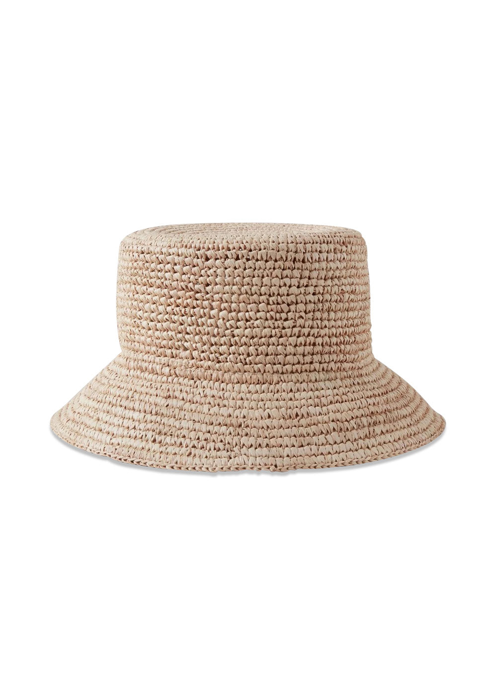 Rafia Bucket Hat - Beige