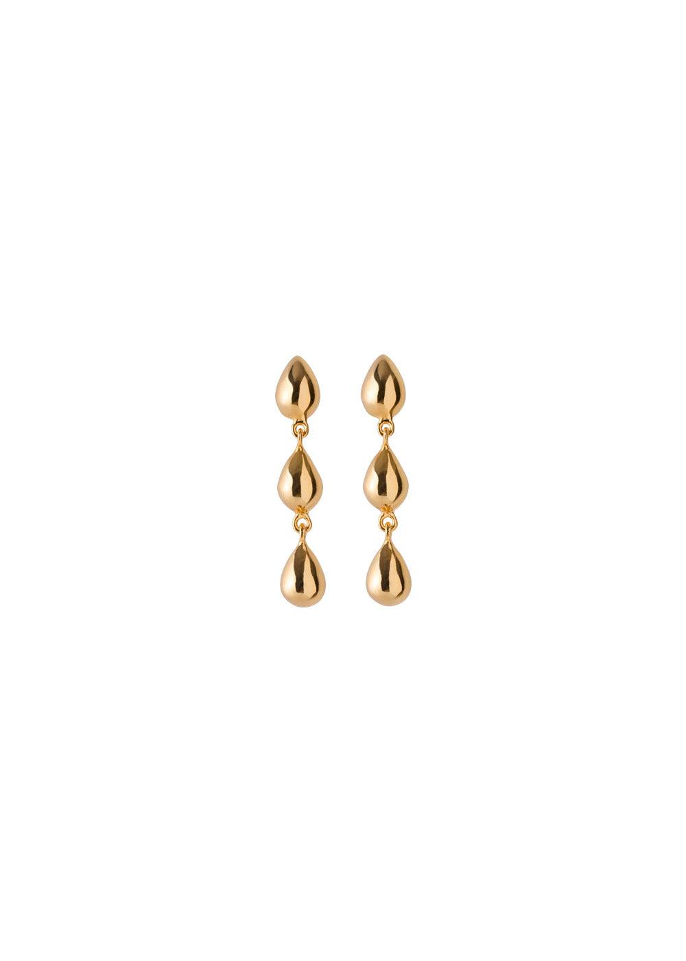 Rain Earrings - Goldplated