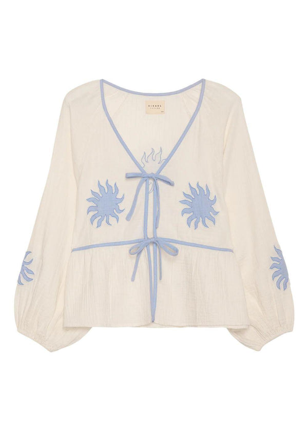 Ramona Top - Off White-Top-Sissel Edelbo-Butler Loftet