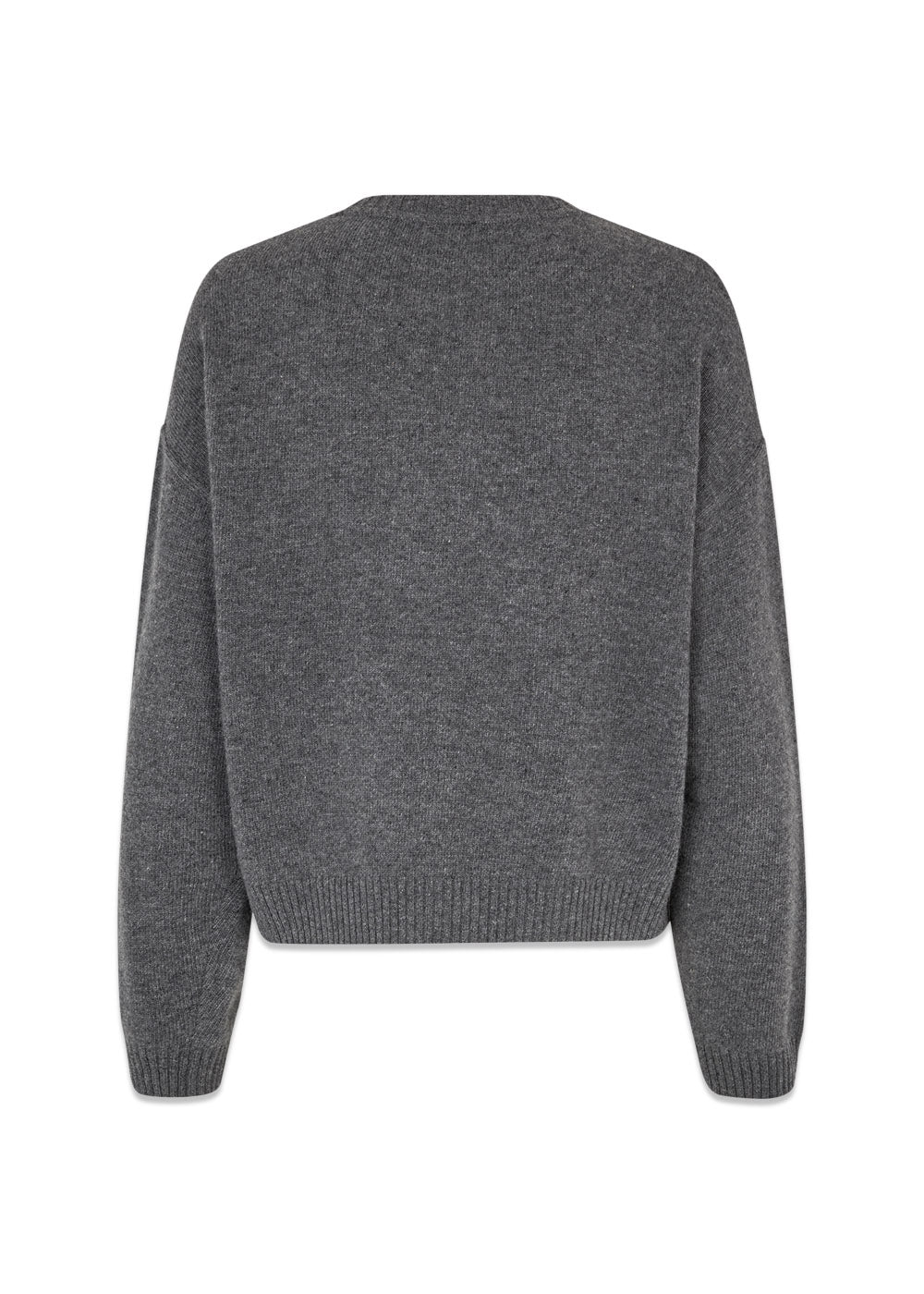 Recy Soft Knit Tilona Sweater - Dark Grey Melange