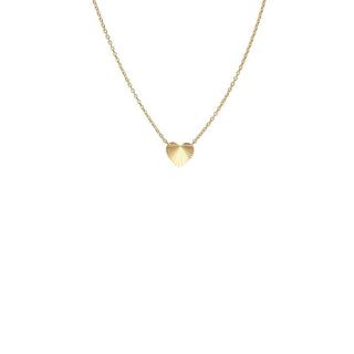 Reflection Heart Necklace - Gold-Plated Silver-Jewellery-Jane Kønig-Butler Loftet