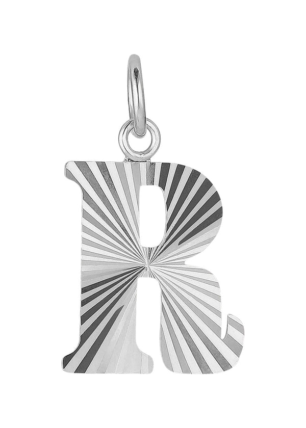 Reflection Letter Pendant - Sterling Silver