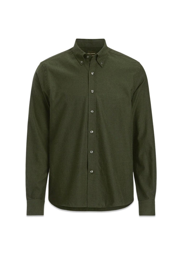 Reg Fit BD Brushed Flannel - Rosciola Green