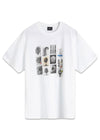 Reg Fit SS T Shirt Dessert - White-T-shirts-Paul Smith - PS-Butler Loftet