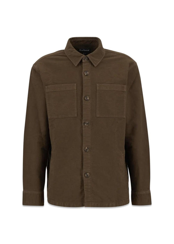 Regular Moleskin Overshirt - Dark Sand-Shirts-Barbour-Butler Loftet
