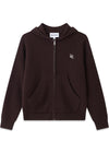 Rib Wool Knit Hoodie - Dark Brown-Knitwear-Globe Studios-Butler Loftet