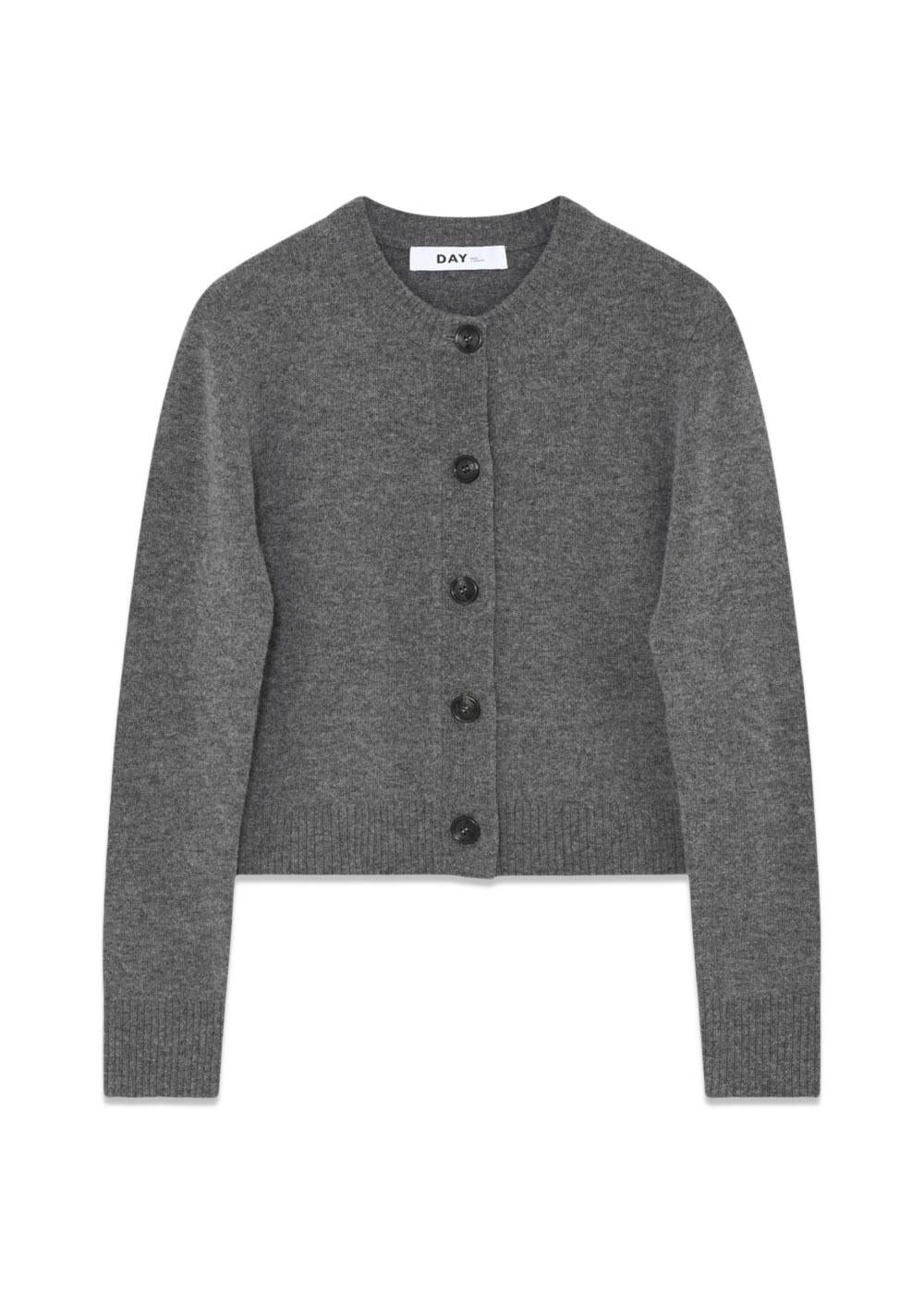 Riot - Medium Soft Wool - Medium Grey Melange-Knitwear-DAY Birger et Mikkelsen-Butler Loftet
