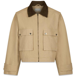 Rivera Canvas Boxy Jacket - Sand-Outerwear-Neo Noir-Butler Loftet