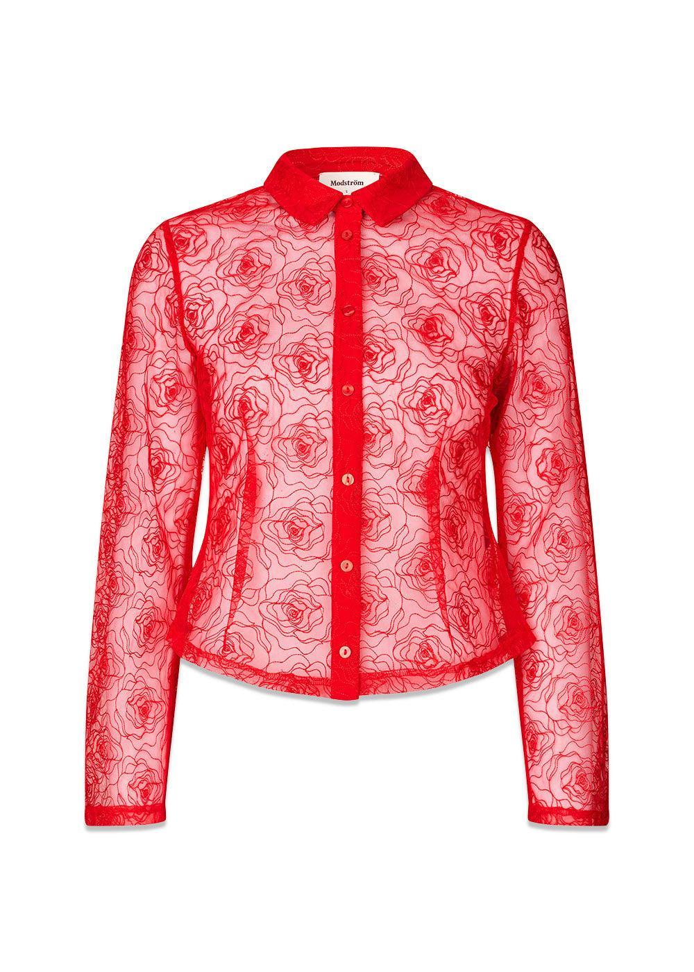 Roccomd shirt - Racing Red-Shirts-Modström-Butler Loftet