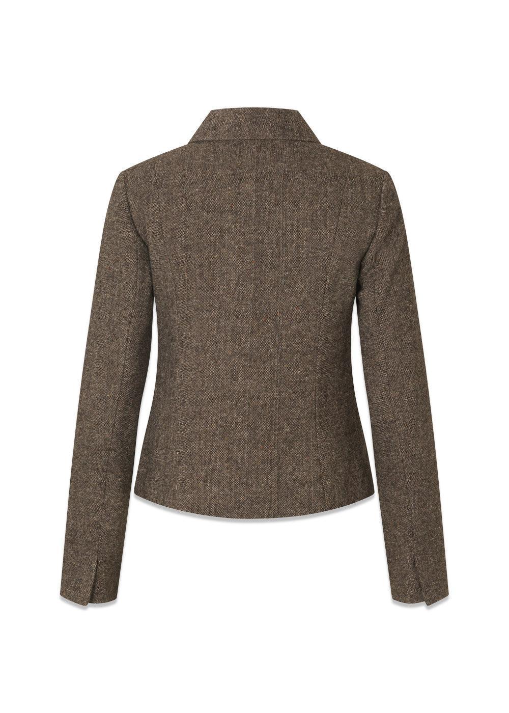 Rockymd blazer - Dark Brown Melange-Blazers-Modström-Butler Loftet