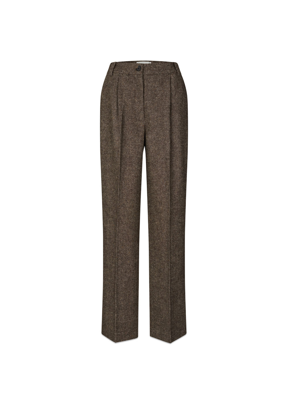Rockymd pants - Dark Brown Melange-Pants-Modström-Butler Loftet