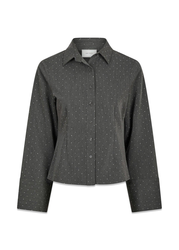 Rosa Bedazzled Shirt - Grey