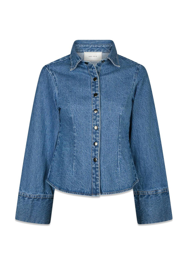 Rosa D Shirt - Vintage Blue-Blouses-Neo Noir-Butler Loftet