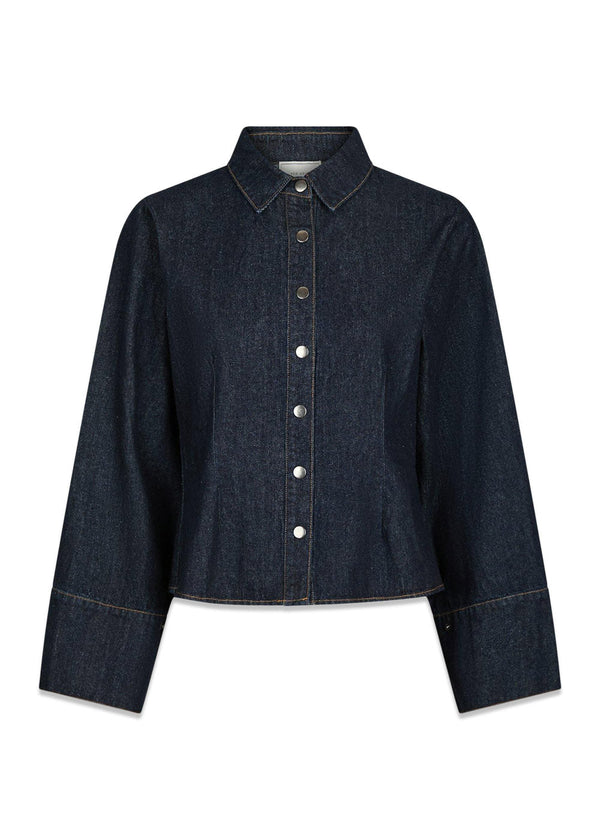 Rosa Denim Shirt - Dark Blue