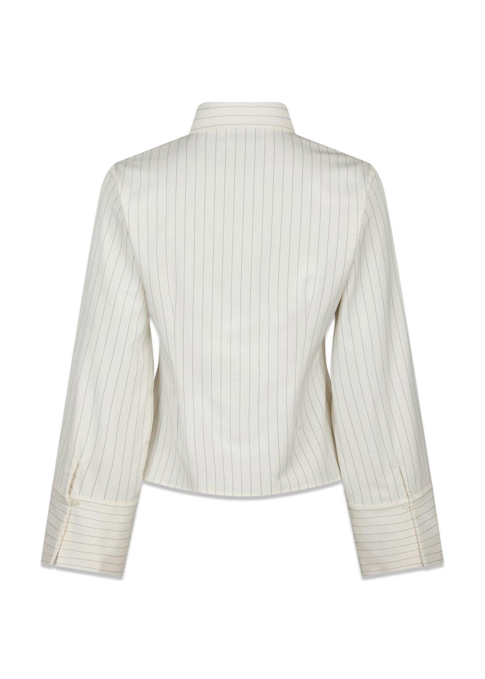 Rosa Pinstripe Shirt - White