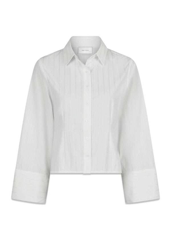 Rosa Solid Shirt - White