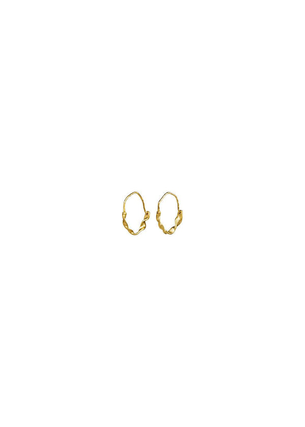 Maanestens Rosie earring - Sterling Silver (925) Gold Plated. Køb øreringe her.