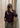 Rosslyn Heavy Sateen Blouse - Burgundy-Blouses-Neo Noir-Butler Loftet