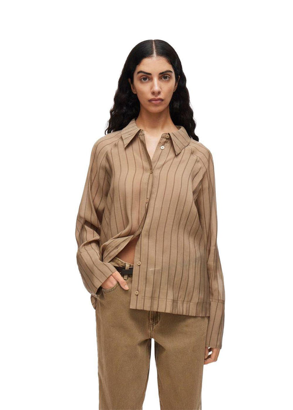 Rouenia LS shirt - Petified Oak-Shirts-ROUGE EDIT-Butler Loftet