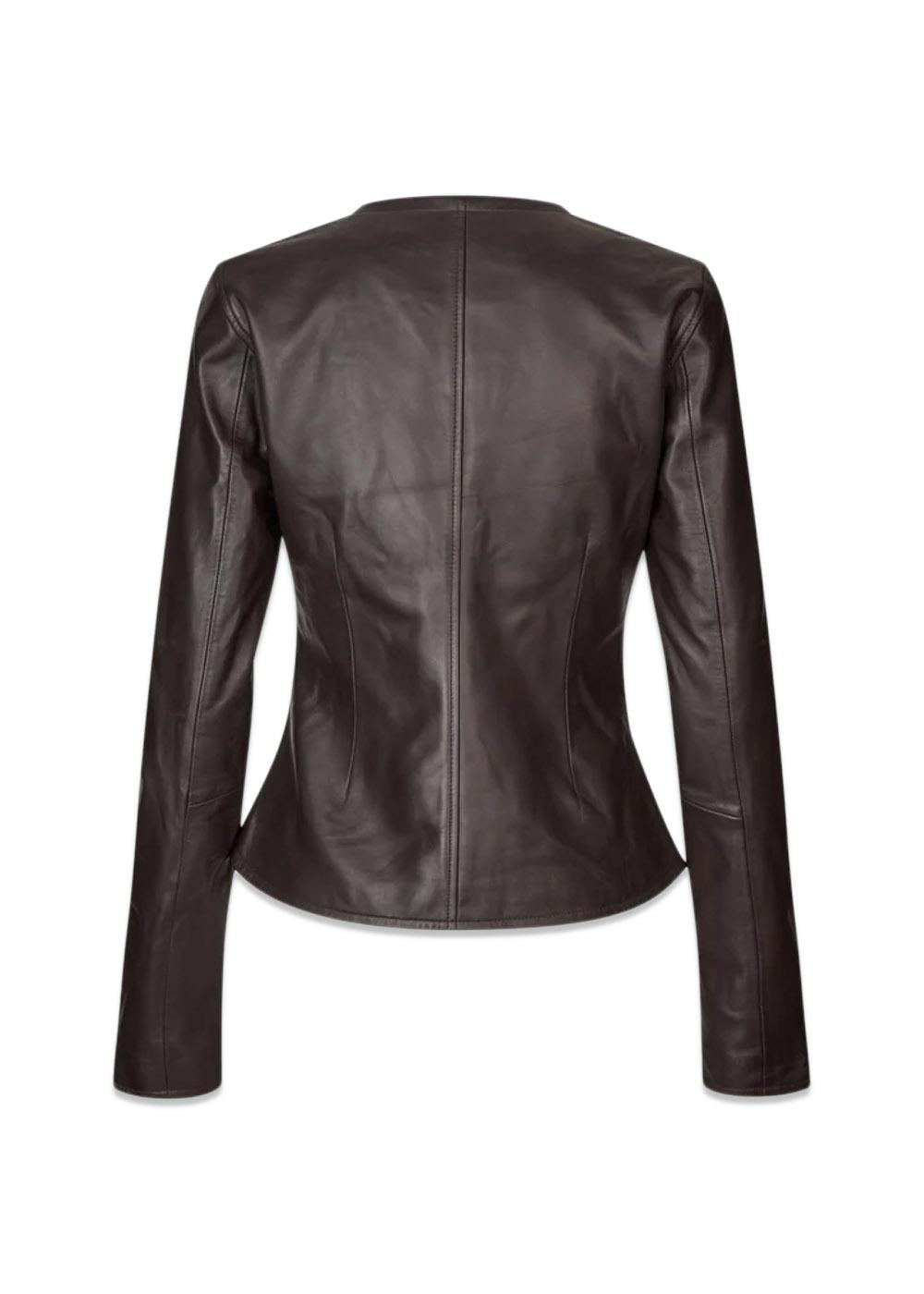 Roy Leather Blouse - Late Torte-Blouses-Oval Square-Butler Loftet