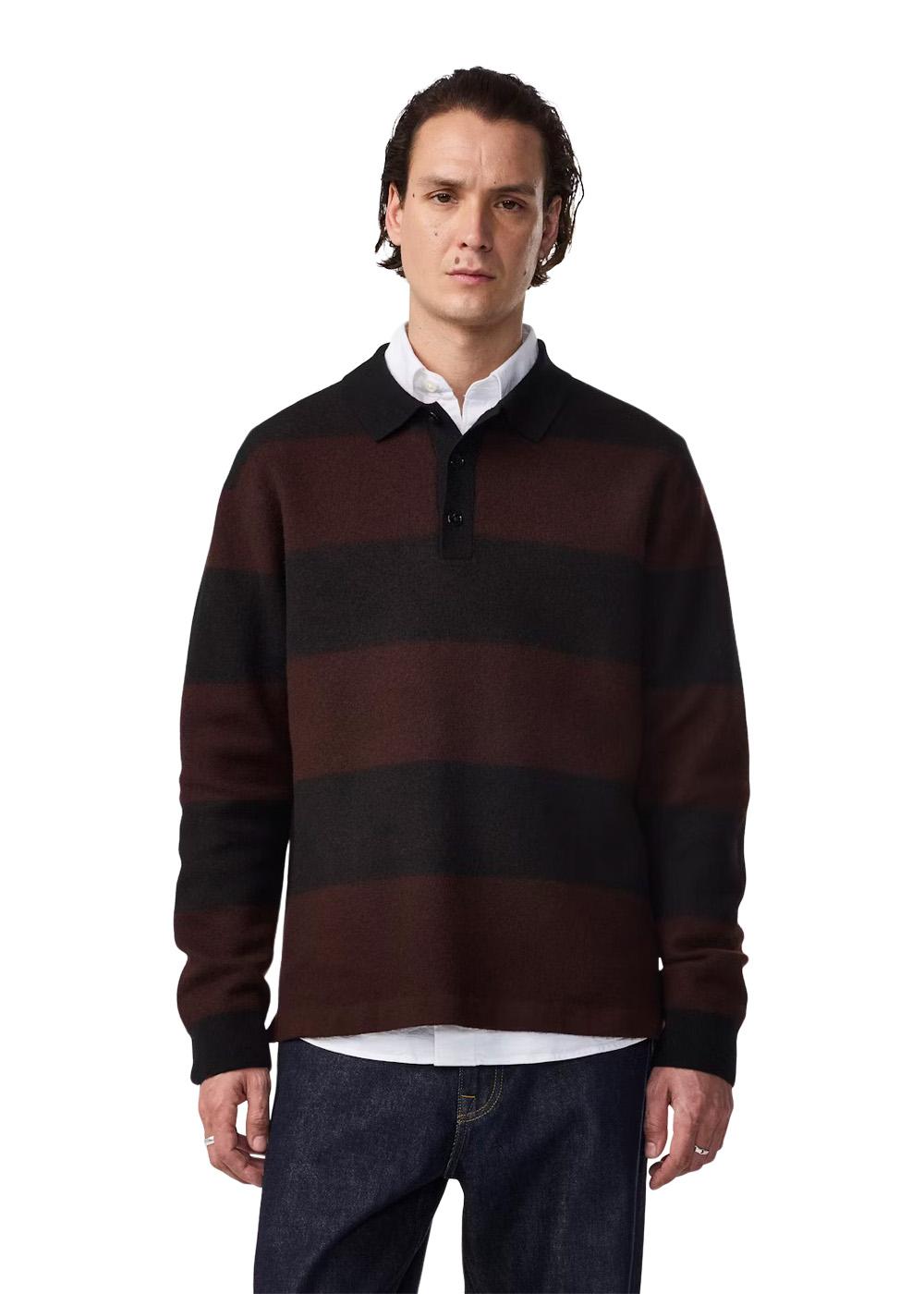 Rugby Polo 60017 - Black-Knitwear-Nn. 07-Butler Loftet