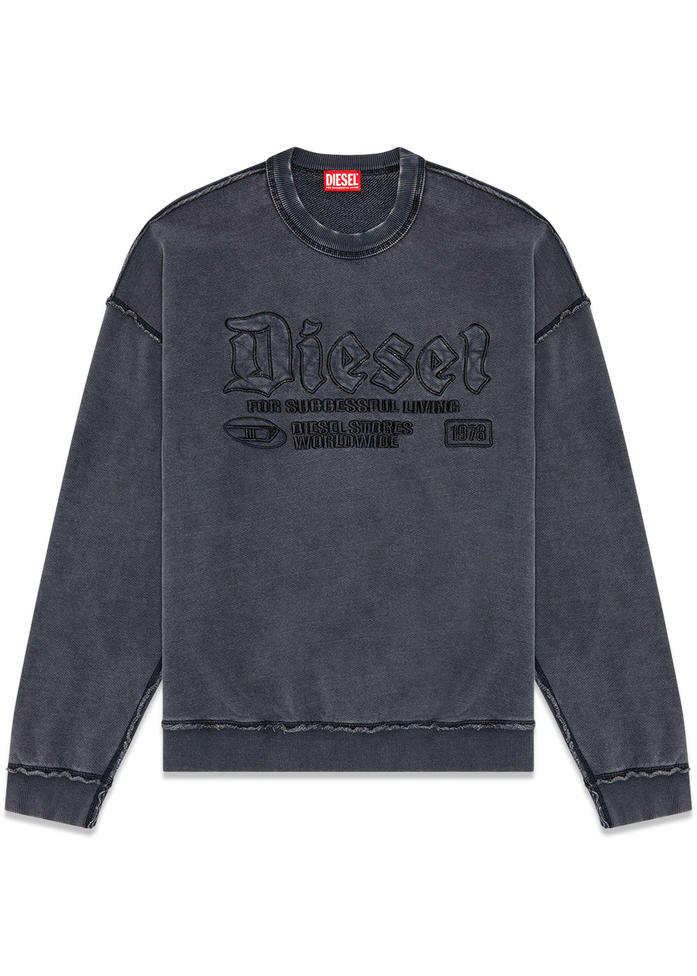 S-BOXT-RAW SWEAT-SHIRT - Black Black Black