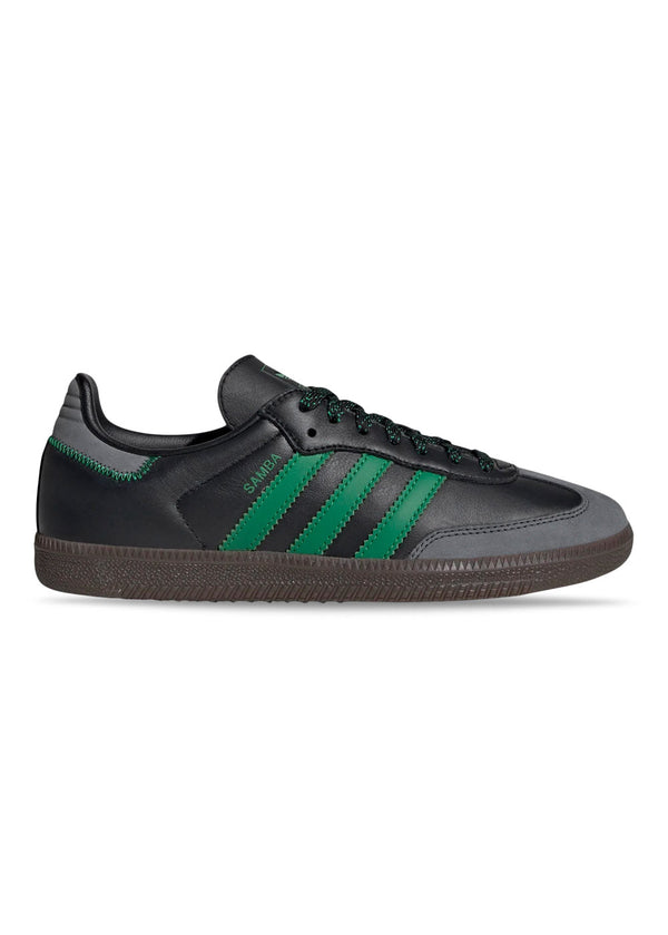 SAMBA OG - Core Black / Green / Grey Six-Shoes-Adidas Originals-Butler Loftet