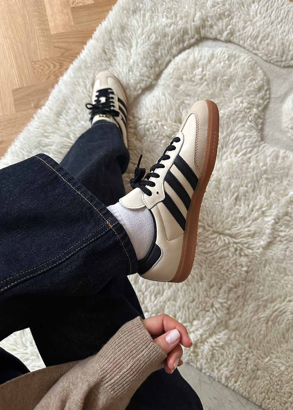 Cream Straga SAMBA OG - Cream White / Core Black / Sand Strata – Butler Loftet