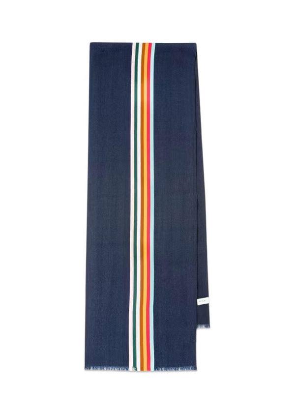 SCARF CENTRAL MSTRP - Navy-Scarf-Paul Smith - PS-Butler Loftet