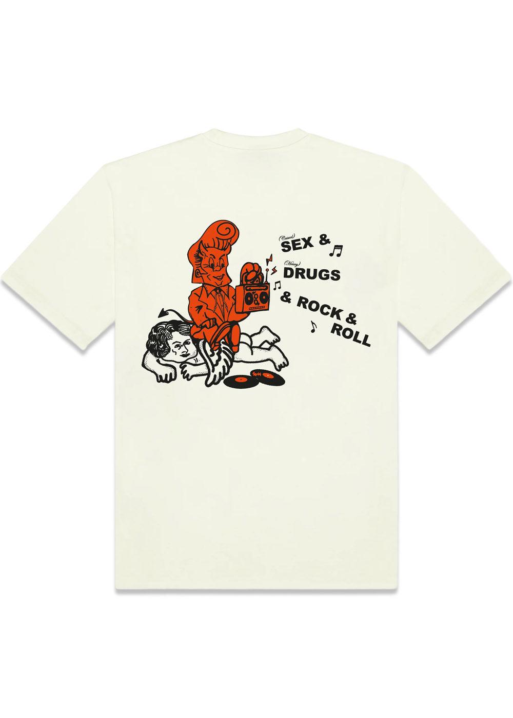 SEX, DRUGS TEE - Cream