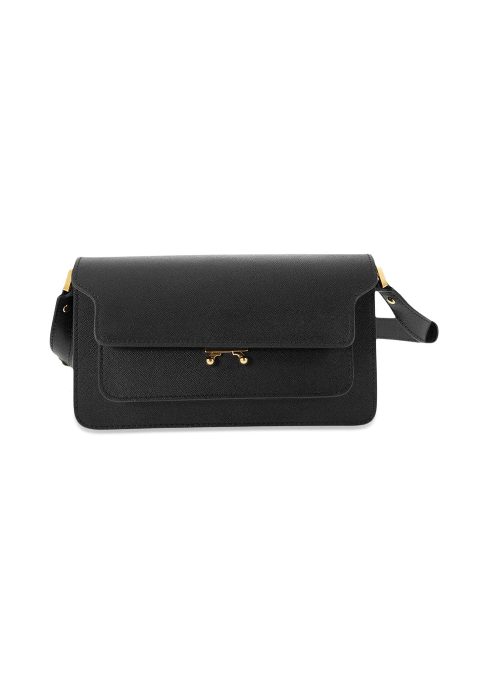 Marnis Trunk Bag - Pochette Bag - Black. Køb designertasker||skuldertasker her.