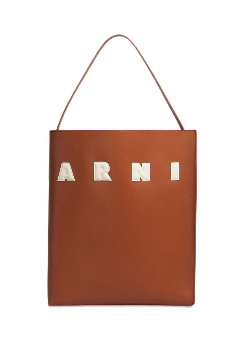 SHOPPING BAG - Brown