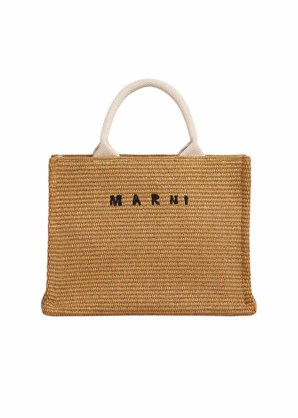 SHOPPING BAG - Raw Sienna/Natural