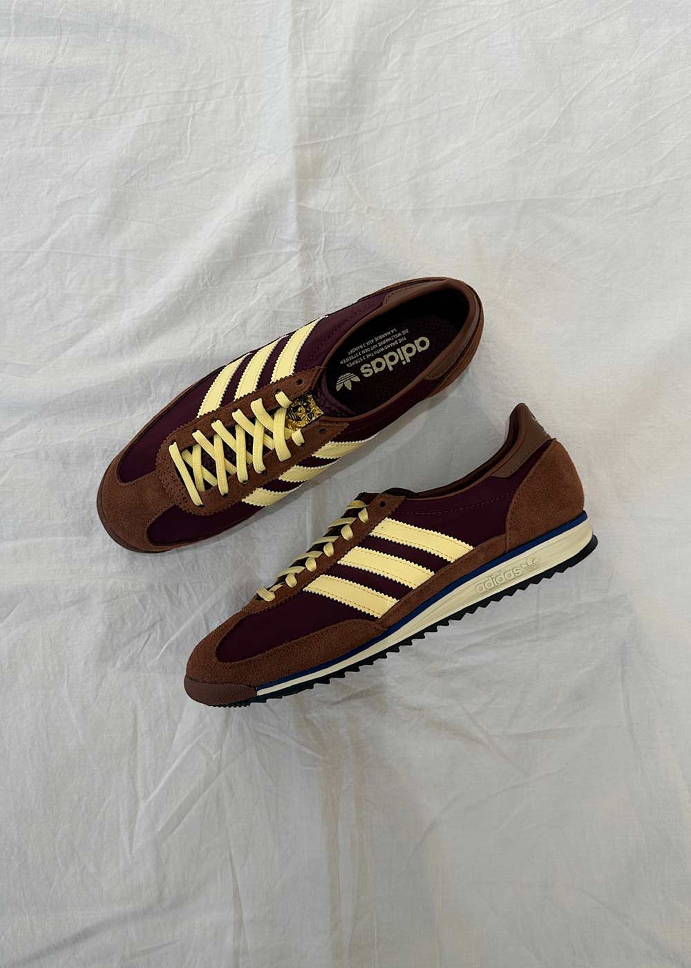 SL 72 OG - MAROON/ALMOST YELLOW/PRELOVED BROWN-Shoes-Adidas Originals-Butler Loftet