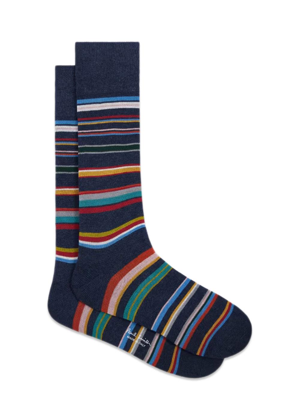 SOCK MARTIN SIG - Navy-Socks/stockings-Paul Smith - Mainline-Butler Loftet