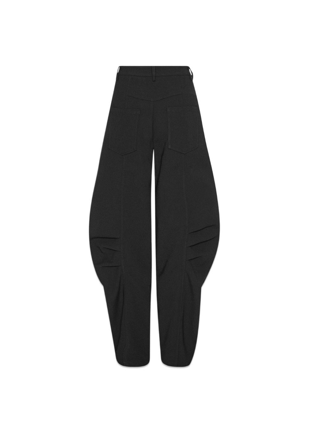 SUITING CARGO PANTS - Black-Pants-Rotate-Butler Loftet