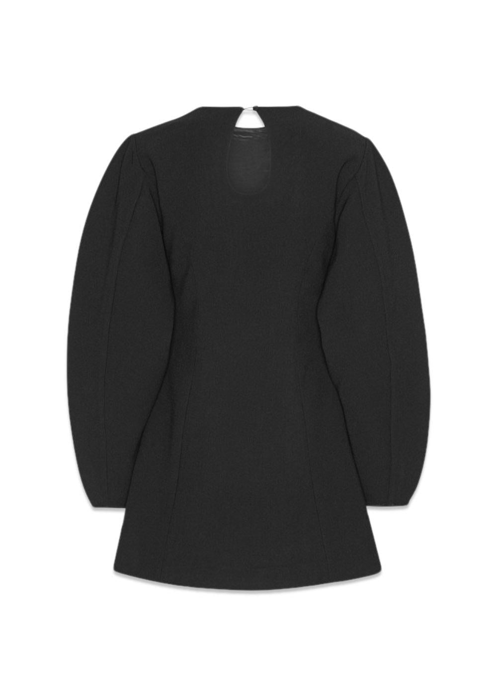 SUITING FLARED MINI DRESS - Black-Dress-Rotate-Butler Loftet