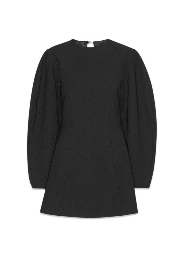 SUITING FLARED MINI DRESS - Black-Dress-Rotate-Butler Loftet