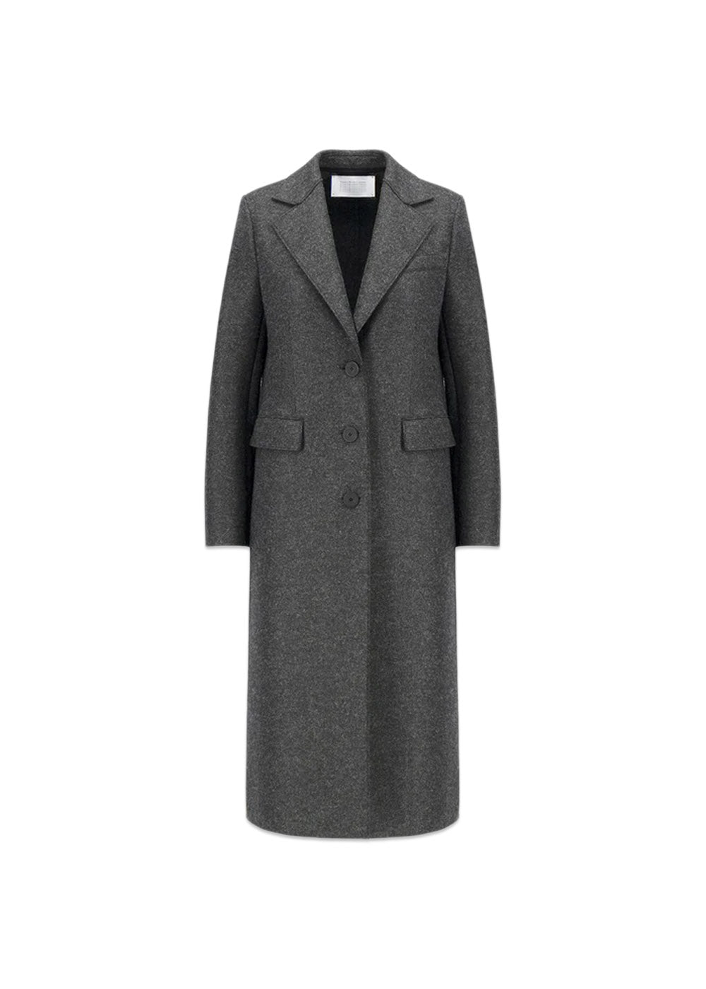 S.B. COAT WITH SHOULDER PADS - Middle Grey