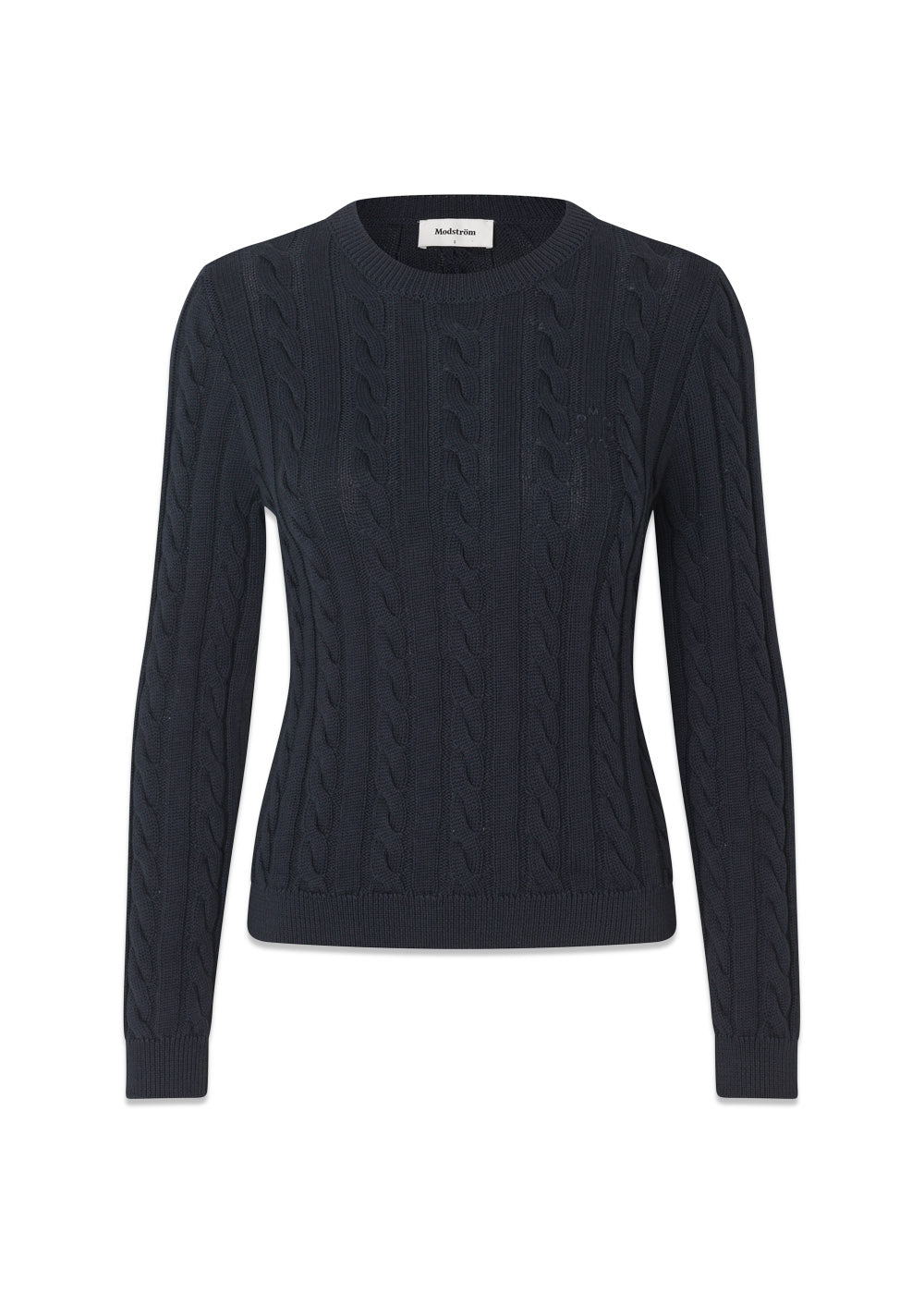 Sabremd o-neck - Navy Sky-Knitwear-Modström-Butler Loftet