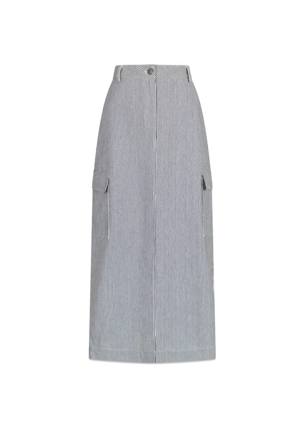 Neo Noirs Sannie Stripe Skirt - Off White. Køb skirts her.