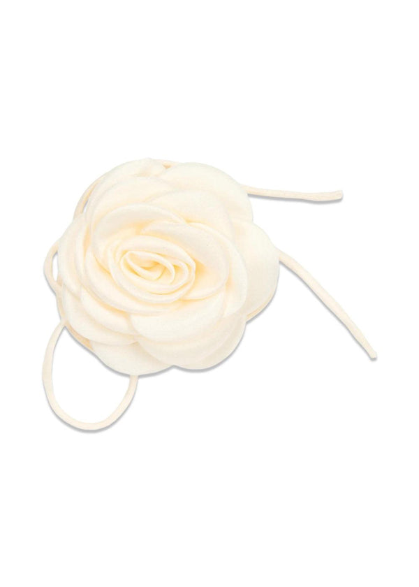 Satin Rose String - Ivory