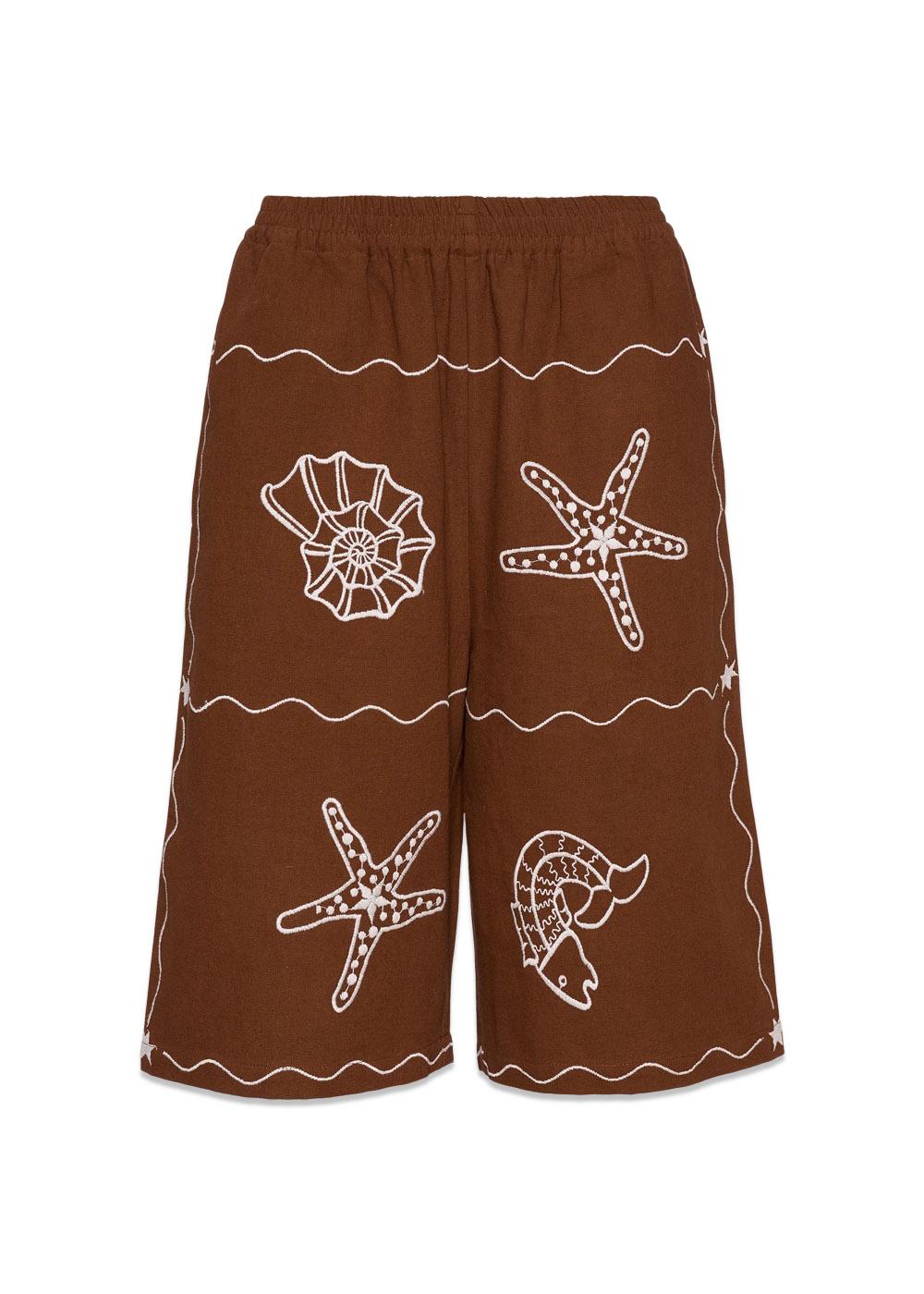 Seashell Shorts - Soft Brown-Shorts-Sissel Edelbo-Butler Loftet