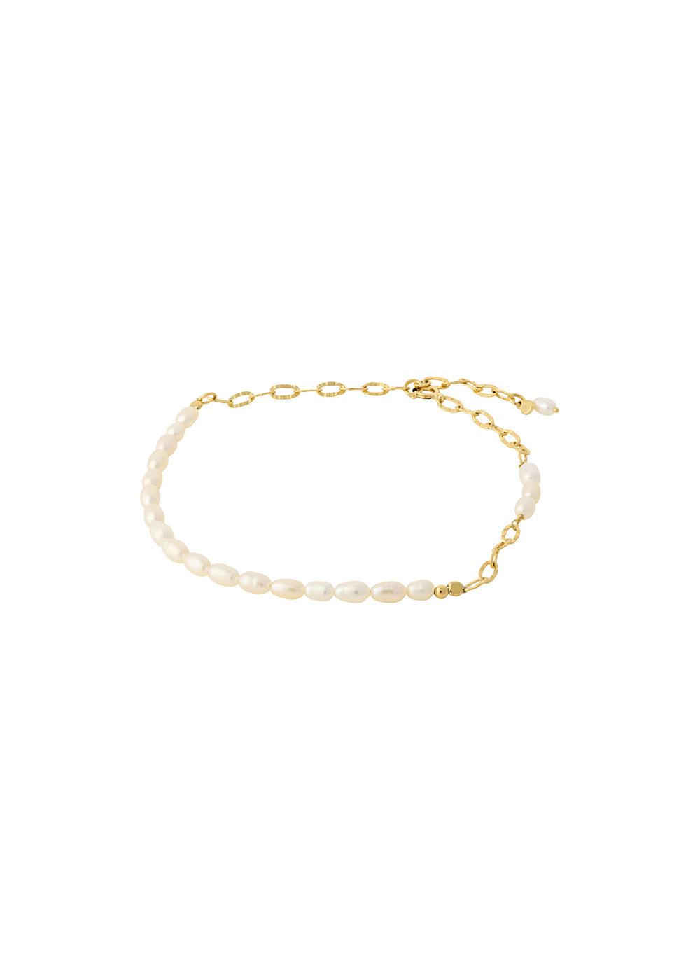 Pernille Corydons Seaside Anklet Adj. 23-26 cm - Gold. Køb smykker her.