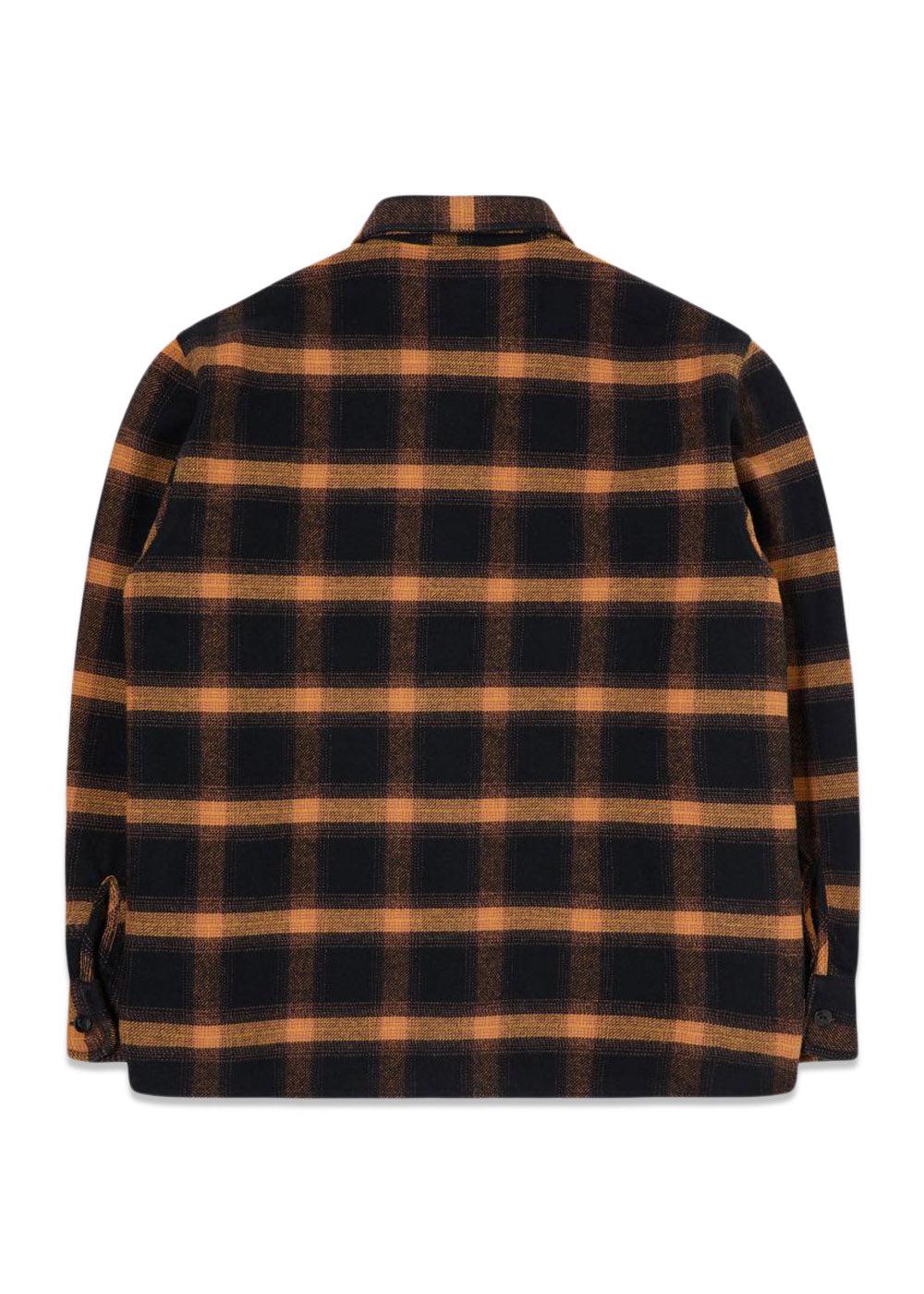 Sebastian Shirt LS - Black/Brown